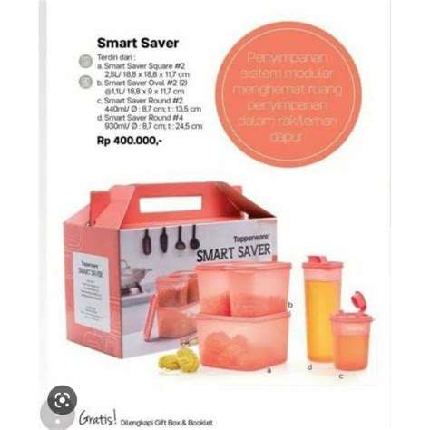 Jual Tupperware Original Smart Saver Seal Kedap Udara Set Kulkas