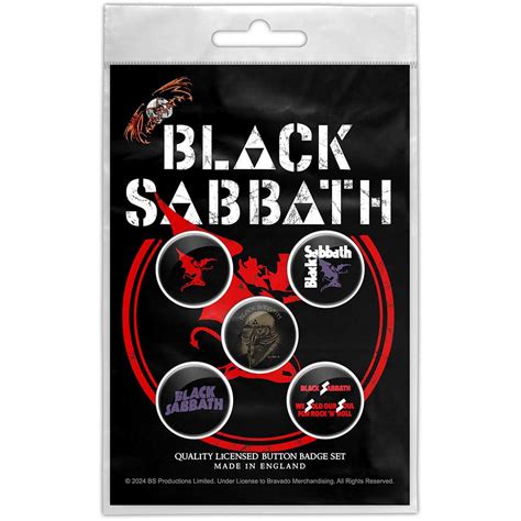 Black Sabbath Red Devil Badges Fuzz Bayonne