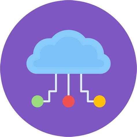 Premium Vector Cloud Computing Vector Illustration Style