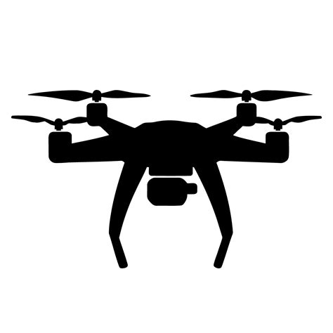 Drone silhouette icon. Vector illustration 27253379 Vector Art at Vecteezy