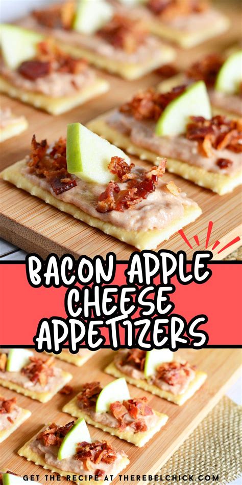 Bacon Apple Cheese Appetizer