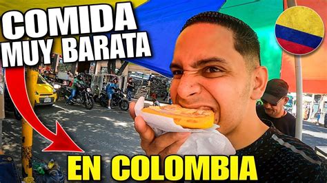 Probando Comida SÚper Barata En Colombia🇨🇴😱 ¿que Tan Buena Es Youtube