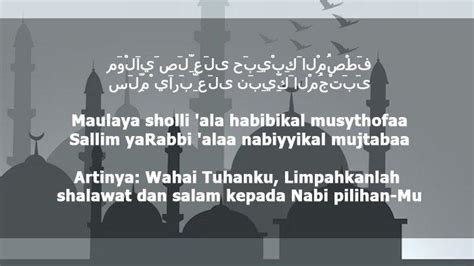 Lirik Sholawat Maula Ya Sholi Ala Habibikal Musthofa Madaaihuna Lengkap