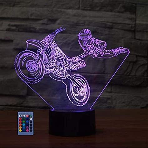 3D Cascades de Moto LED Lampe Art Déco Lampe Lumières LED Décoration