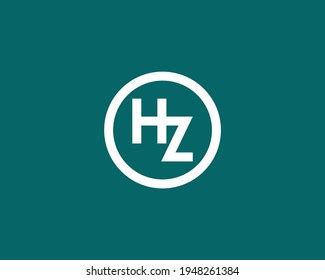 Letter Hz Logo Design Vector Template Stock Vector Royalty Free