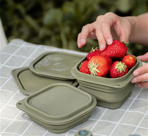 Outdoor Camping Food Grade Portable Collapsible Bowl Gizmodern