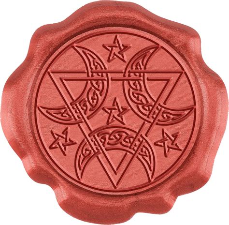 Amazon CRASPIRE 50pcs Red Wax Seal Stickers Celtic Knot Self