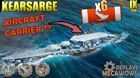 AIRCRAFT CARRIER Kearsarge 6 Kills 180k Damage World Of Warships