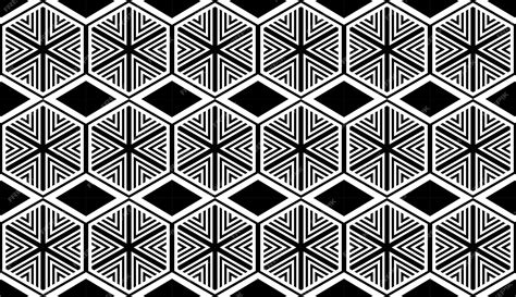 Premium Vector | Black and white geometric background