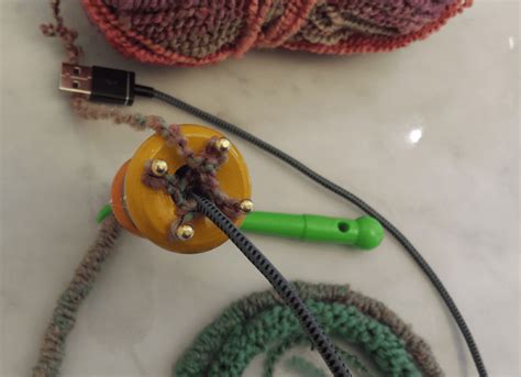 Quick-Make Gift! French Knit a USB Cable Cozy - KnitHacker