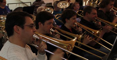 Trombone section | Austin Civic Wind Ensemble