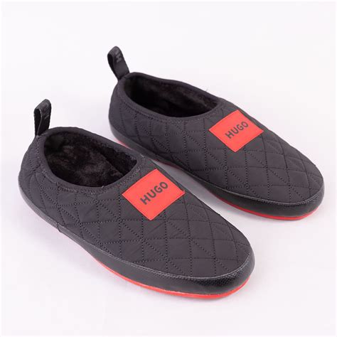 Hugo Cozy Square Patch Slipper Oxygen Clothing