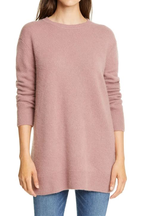 Nordstrom Signature Cashmere Tunic Sweater