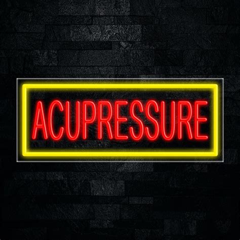 Acupressure LED Neon Sign 30 L X 12 H 30503 Walmart