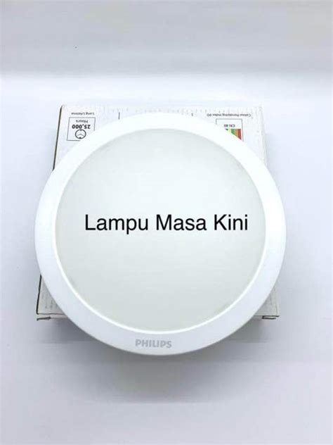 Philips Lampu Downlight Led Panel Bulat 15 Watt OutBow Cahaya Putih