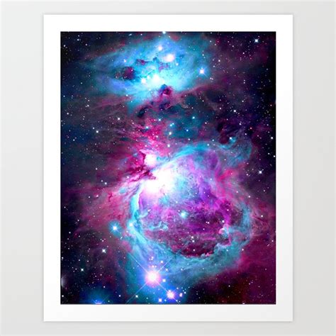 Orion Nebula Bright Unicorn Art Print by Galaxy Dreams Designs | Society6