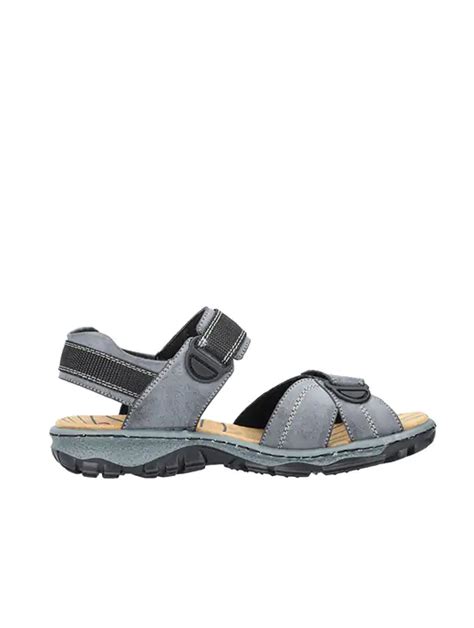 Rieker Womens 68851 14 Sandals Dusty Blue