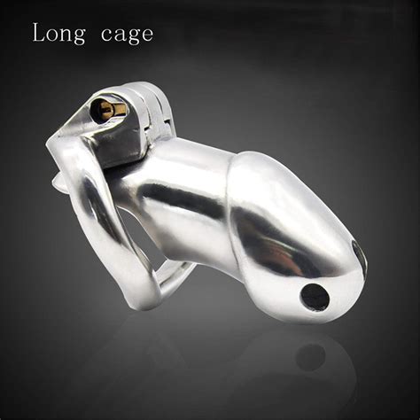 Adult Games Groups Party Sex Stainless Steel Male Chastity Belt Cock Cage Penis Lock