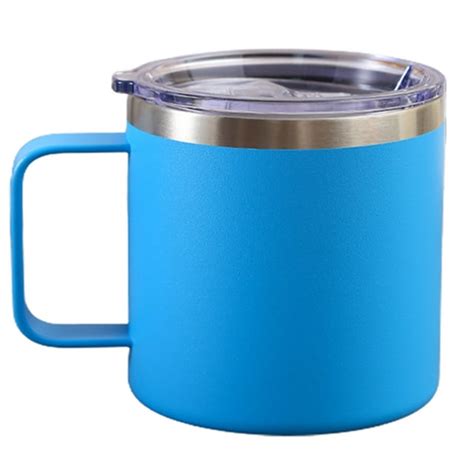 Travelwant 12oz Coffee Mug Vacuum Insulated Camping Mug With Lid Double