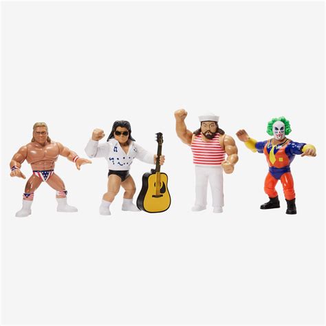 WWE Retro Action Figure 4-Pack Bundle – Mattel Creations