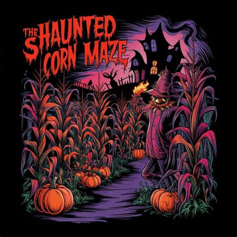 Entry 102 By Majidgrpahics93 For Vibrant Haunted Corn Maze And