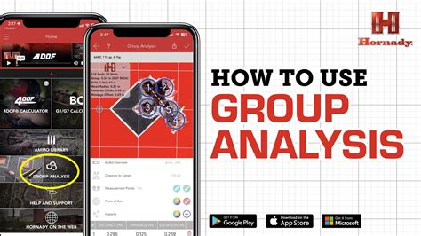 How To Use Group Analysis Hornady Ballistics App YouTube