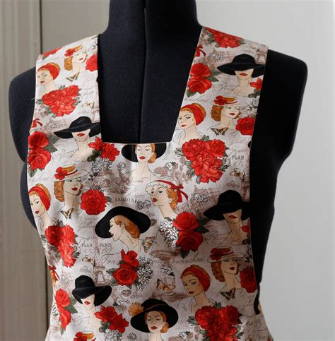 Apron For Women Paris Apron For Women Travel Apron For Etsy Uk