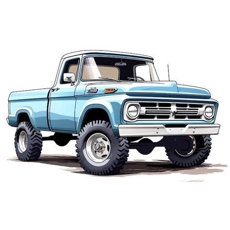 Premium AI Image | Realistic truck drawing pencil drawing truck muscle ...