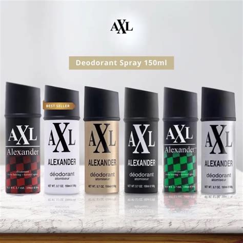 AXL Alexander Deodorant Spray 150ml Lazada