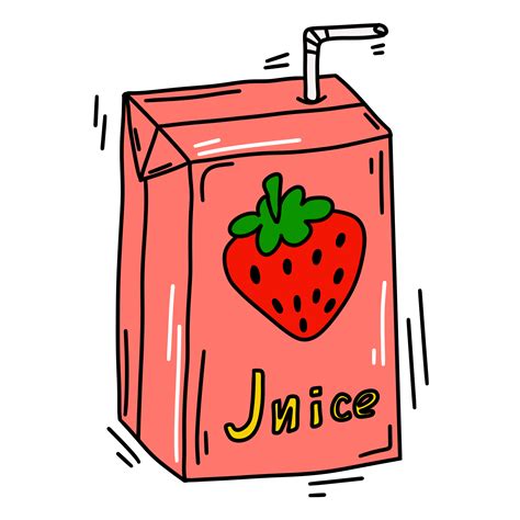 Paquete De Jugo De Doodle De Dibujos Animados De Colores Png The Best