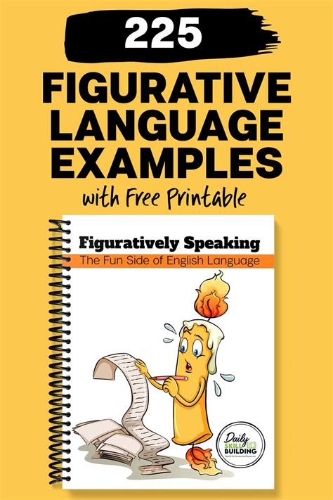 225 Figurative Language Examples With Free Printable