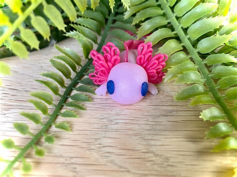 Axolotl Figurine Polymer Clay Axolotl Etsy