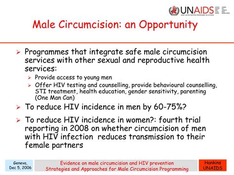 Ppt Overview Of The Current Evidence On Male Circumcision And Hiv