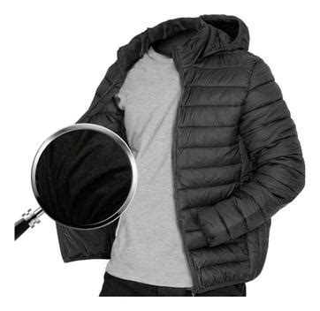 Jaqueta Bobojaco Puffer Nylon Forrada Frio Extremo Reforçada Corta