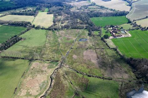 Broomsthorpe Aerial Image Lost Village In Norfolk