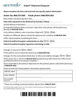 Fillable Online Shipment Request Shipment Request Form Fax Email Print