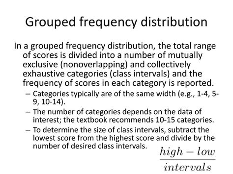 Ppt Chapter Frequency Distributions Powerpoint Presentation Free