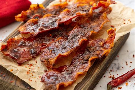 Oven Baked Spicy Brown Sugar Bacon VIDEO The Cookie Rookie