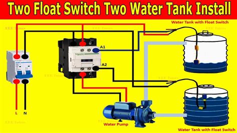 How To Connect Two Float Switch Two Water Tank Float Switch Water