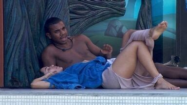 Assistir Big Brother Brasil Isabelle E Davi Continuam Conversa Sobre