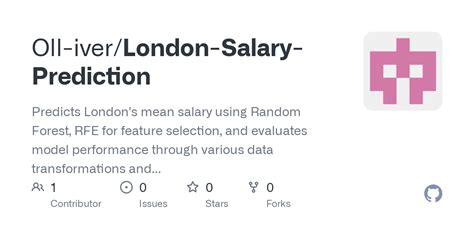 Github Oll Iverlondon Salary Prediction Predicts Londons Mean