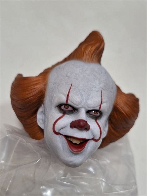 Hot Toys 1 6 小丑回魂 I T頭雕 興趣及遊戲 玩具 遊戲類 Carousell