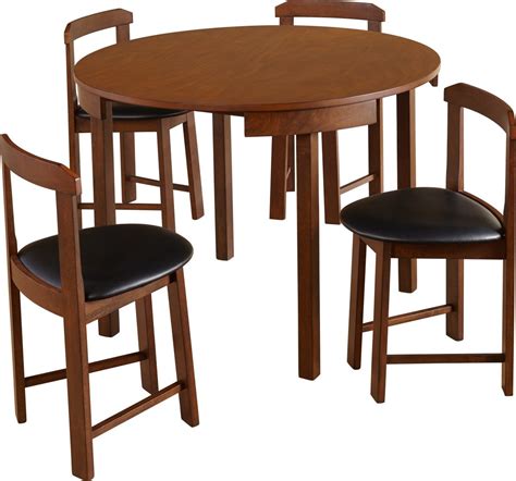 Simple Living Piece Tobey Compact Round Dining Set Shoppeep