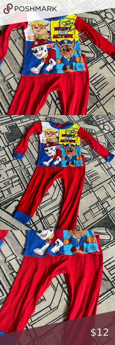 Paw Patrol Pajama Character Jammies Chase Rubble Ryder Set