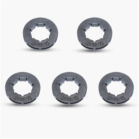 Haishine 5Pcs Sprocket Rim 3 8 Pitch 7 Tooth 19mm For Stihl MS360