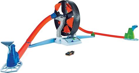 Hot Wheels Ruota Girevole E Macchinine Sfida Rotante Con Lanciatori GJM IdeaLuceStore