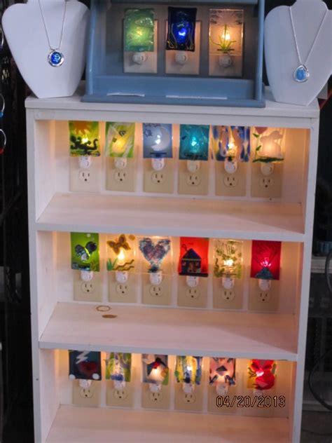 New Nightlights On Display Craft Fair Booth Display Craft Fairs Booth Booth Displays Craft