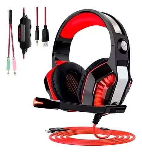 Headset Gamer Knup Kp 491 Hathor Pro Led Multiplataforma MercadoLivre