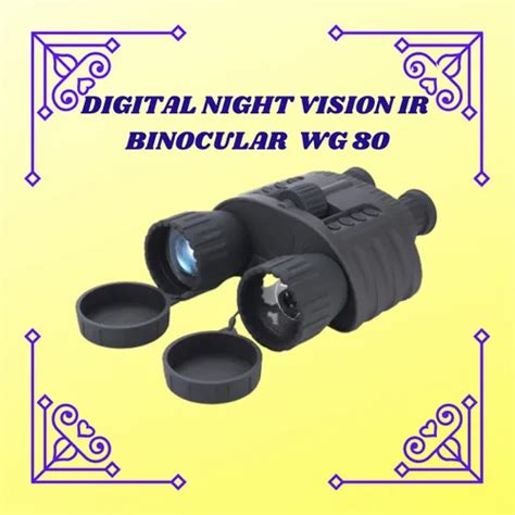 Digital Night Vision Ir Binocular WG 80 Bestguarder At Best Price In