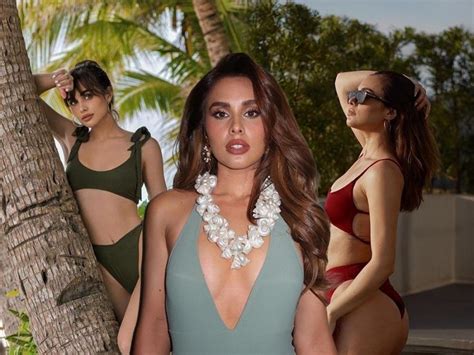 The Jaw Dropping Bikini Looks Of Celebrity Mom Max Collins Gma Entertainment